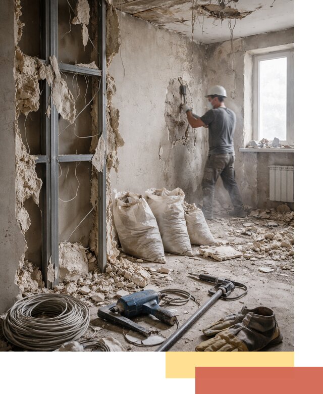 Профессиональный демонтаж зданий и конструкций в Осинниках