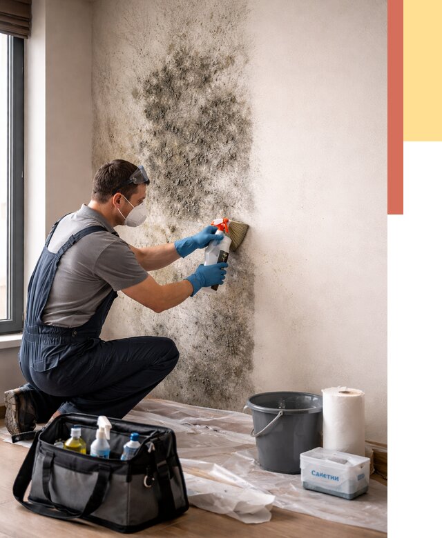 Удаление плесени со стен в Осинниках от 2204 руб. — быстро и недорого | ОТДЕЛОЧНИК-Снн