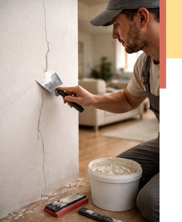 Заделка трещин и сколов в Осинниках от 2511 руб. — быстро и недорого | ОТДЕЛОЧНИК-Снн