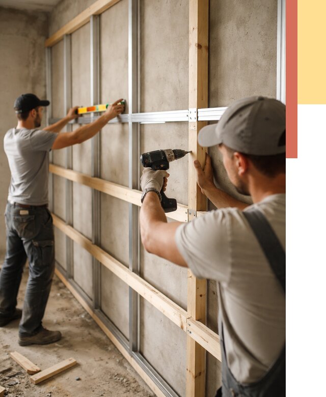 Устройство обрешетки под панели в Осинниках от 2153 руб. — монтаж под ключ | ОТДЕЛОЧНИК-Снн