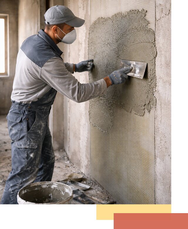 Штукатурка стен по сетке в Осинниках под ключ качественно и быстро