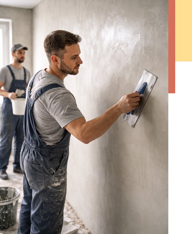 Глянцевание штукатурки стен в Осинниках от 7688 руб. — услуги и затирка | ОТДЕЛОЧНИК-Снн