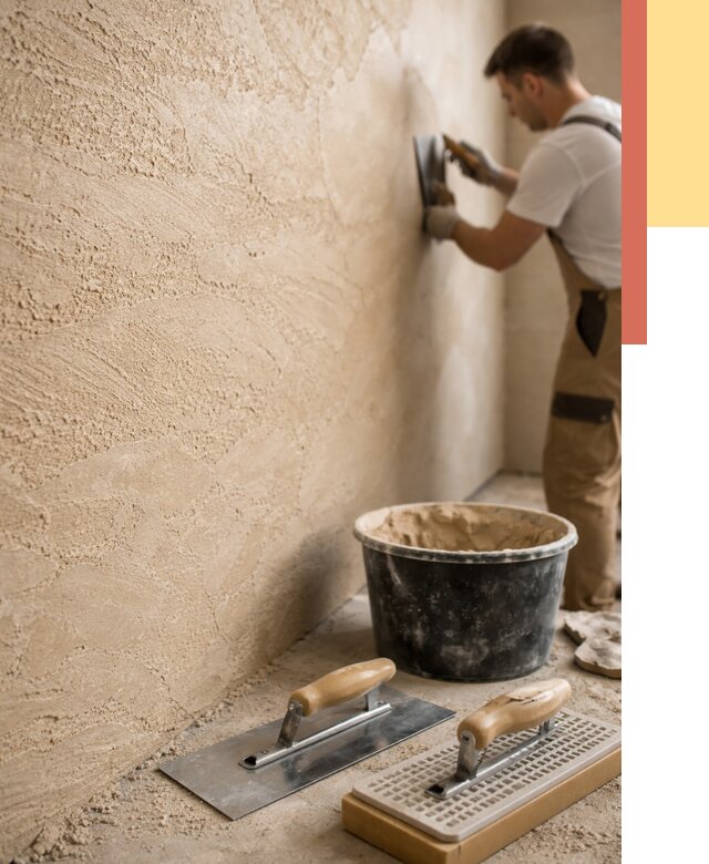 Декоративная штукатурка травертин в Осинниках от 1845 руб/м2 — качественно и недорого | ОТДЕЛОЧНИК-Снн