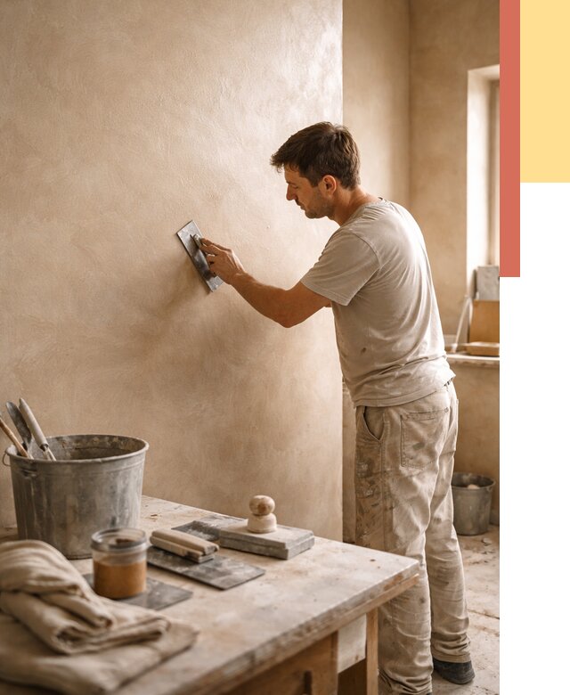Марокканская штукатурка таделакт в Осинниках под ключ от 4305 руб. | ОТДЕЛОЧНИК-Снн
