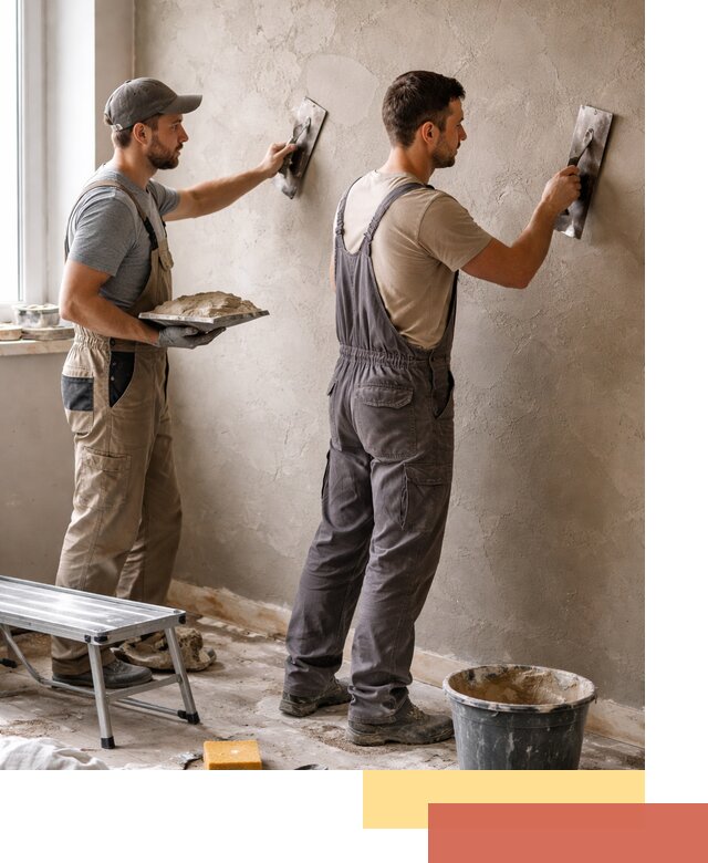 Ремонт декоративной штукатурки и восстановление фактуры в Осинниках