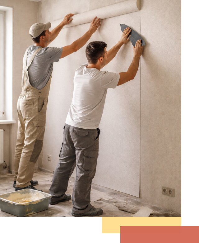 Поклейка виниловых обоев в Осинниках профессионально и качественно