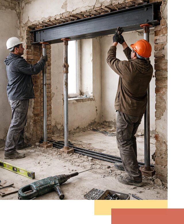 Усиление проема в стене в Осинниках для расширения и безопасности