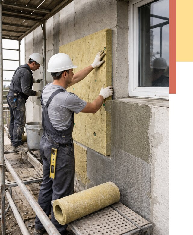 Утепление стен в Осинниках от 4408 руб. под ключ — быстро и недорого | ОТДЕЛОЧНИК-Снн