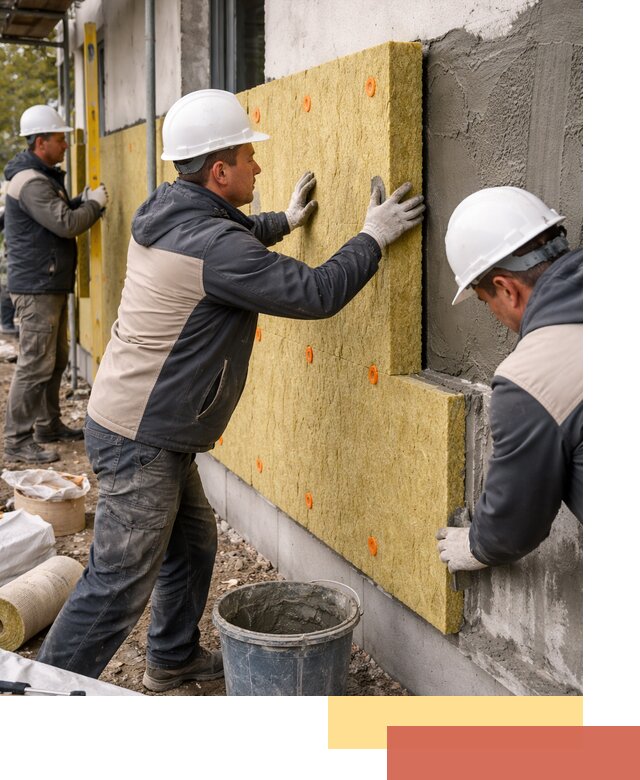 Утепление стен минватой в Осинниках — тепло и звукоизоляция