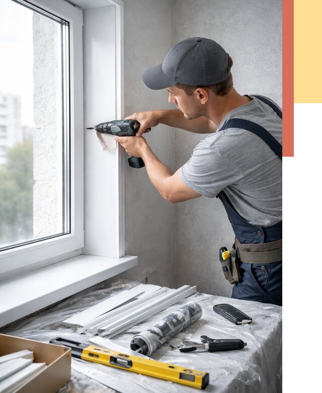 Установка пластиковых откосов в Осинниках от 2306 руб. | ОТДЕЛОЧНИК-Снн монтаж, быстро и недорого