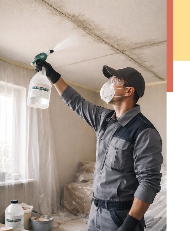 Антисептическая обработка потолка в Осинниках от 2563 руб. | ОТДЕЛОЧНИК-Снн