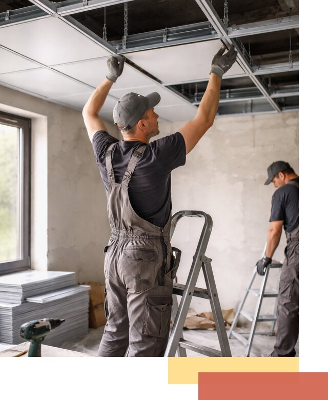 Монтаж кассетного потолка в Осинниках качественно и быстро