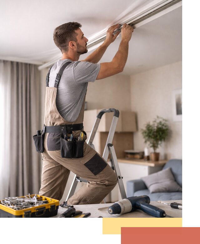 Ремонт натяжных потолков в Осинниках — качественно и оперативно