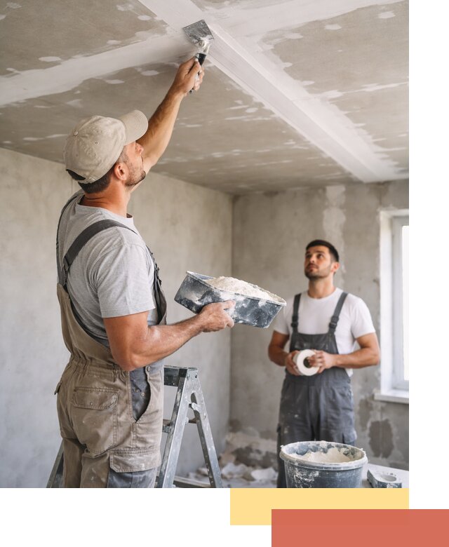 Обработка швов потолка ГКЛ в Осинниках: качественная заделка и шпатлевка