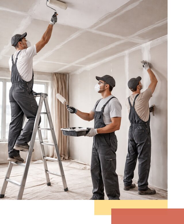 Покраска потолка из гипсокартона в Осинниках качественно и недорого