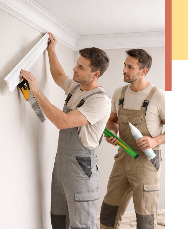 Монтаж потолочного плинтуса в Осинниках от 2358 руб. — быстро и недорого | ОТДЕЛОЧНИК-Снн