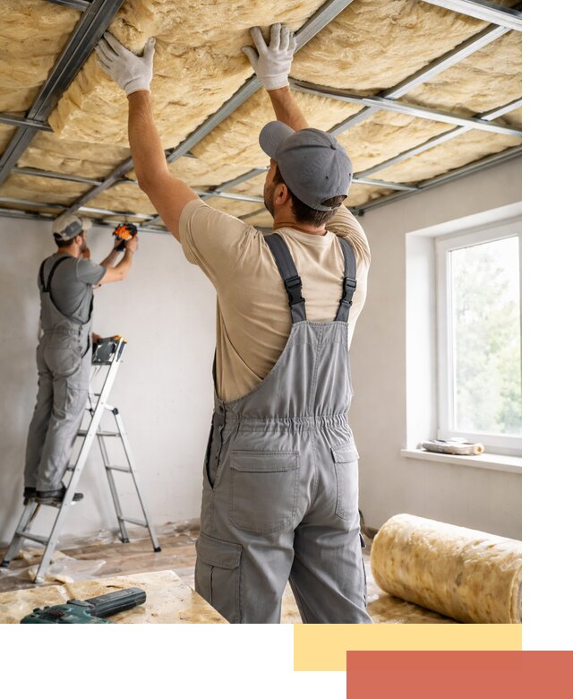 Утепление потолка под ключ в Осинниках качественно и быстро