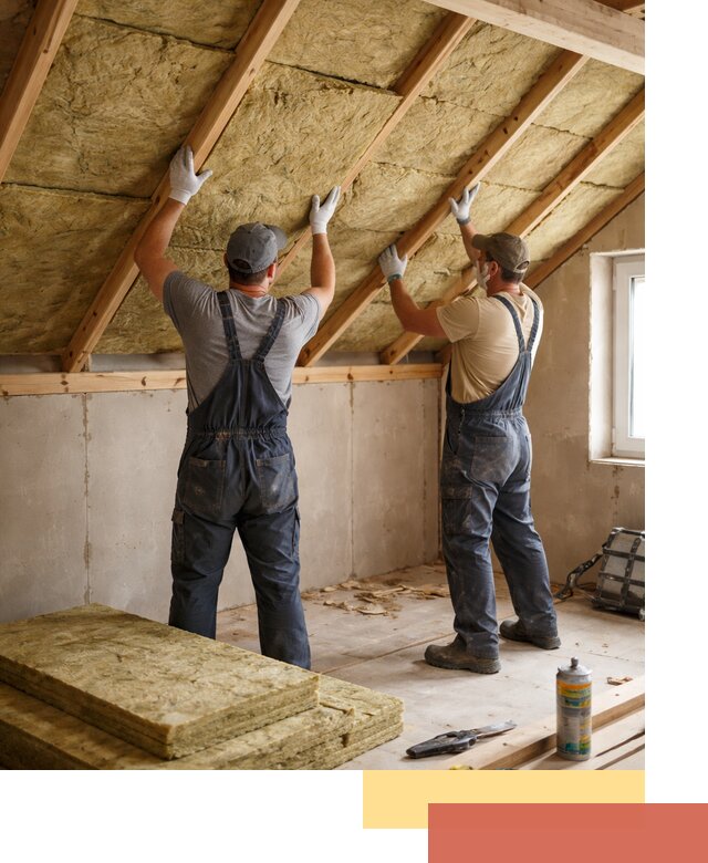 Утепление потолка минеральной ватой в Осинниках